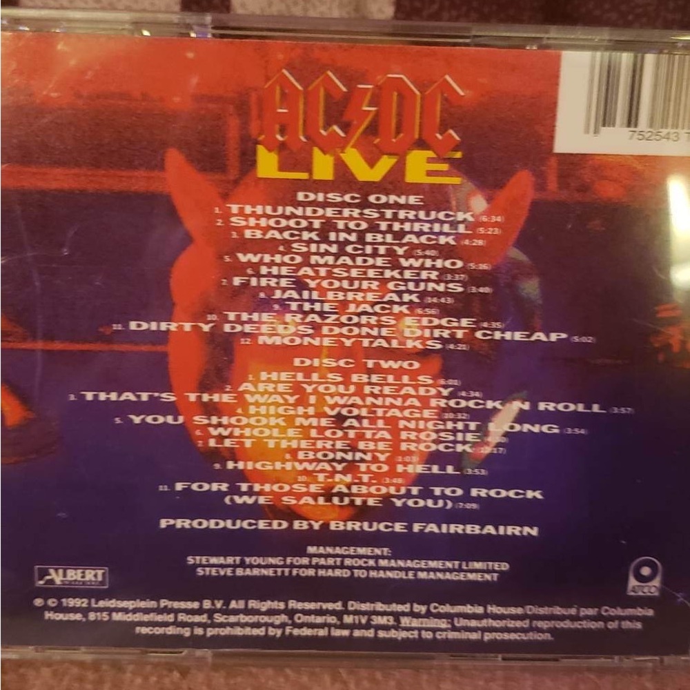 AC/DC CD - Picture 2 of 2